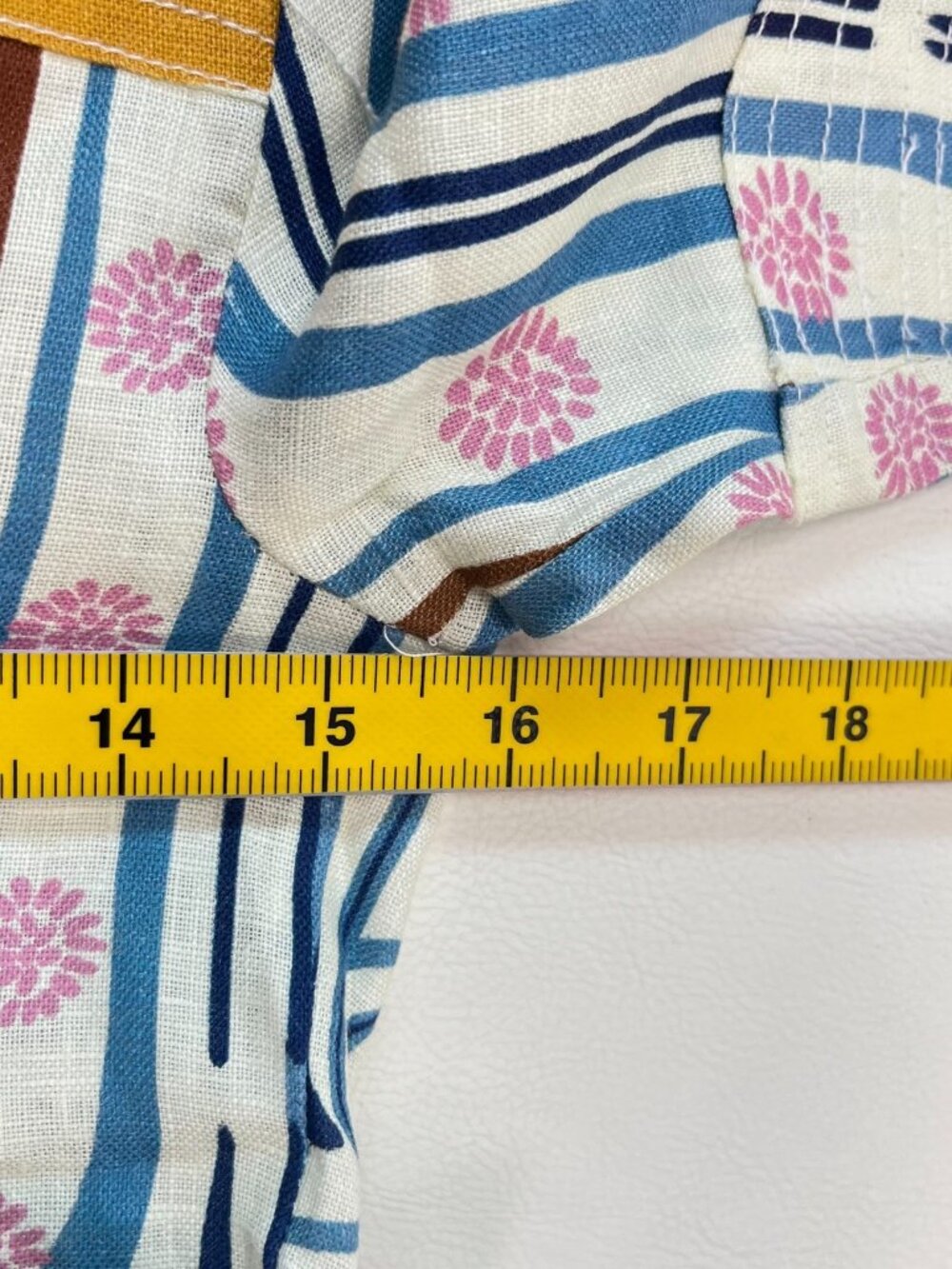 FARM Rio Multicolor Printed Mini Dress — Blue, Pink, Cream, Gold - Picture 14 of 16